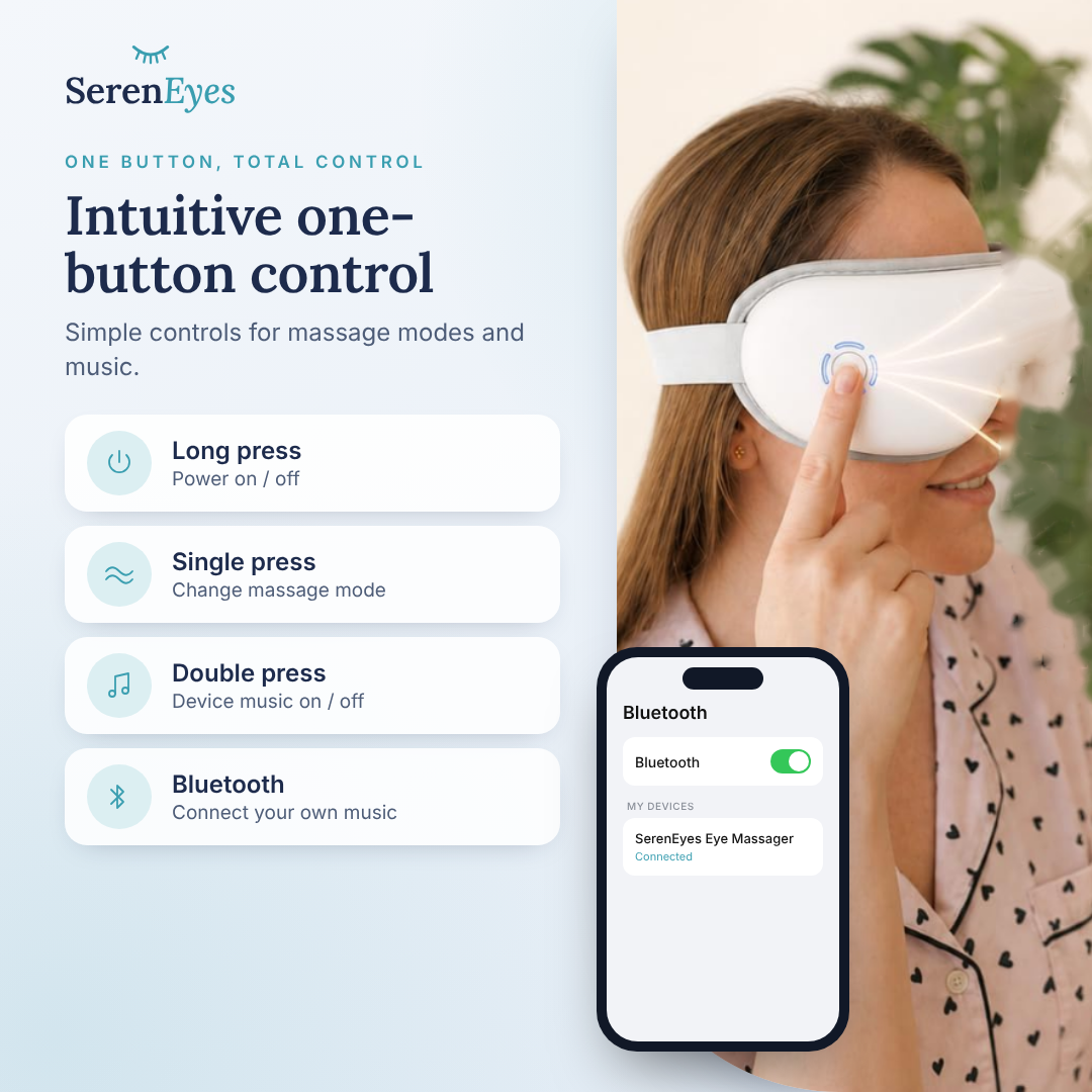 Intuitive one-button control and Bluetooth music